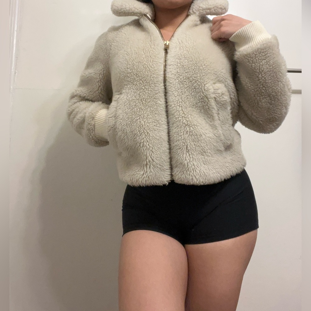 F26 J. Crew Teddy Bomber